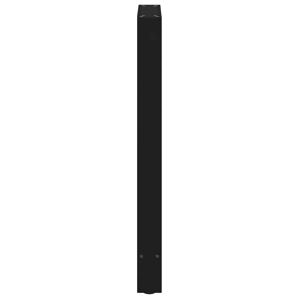vidaXL Bartischbeine Schwarz 2 Stk. 40x(90-91) cm Stahl