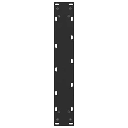 vidaXL Bartischbeine Schwarz 2 Stk. 40x(90-91) cm Stahl