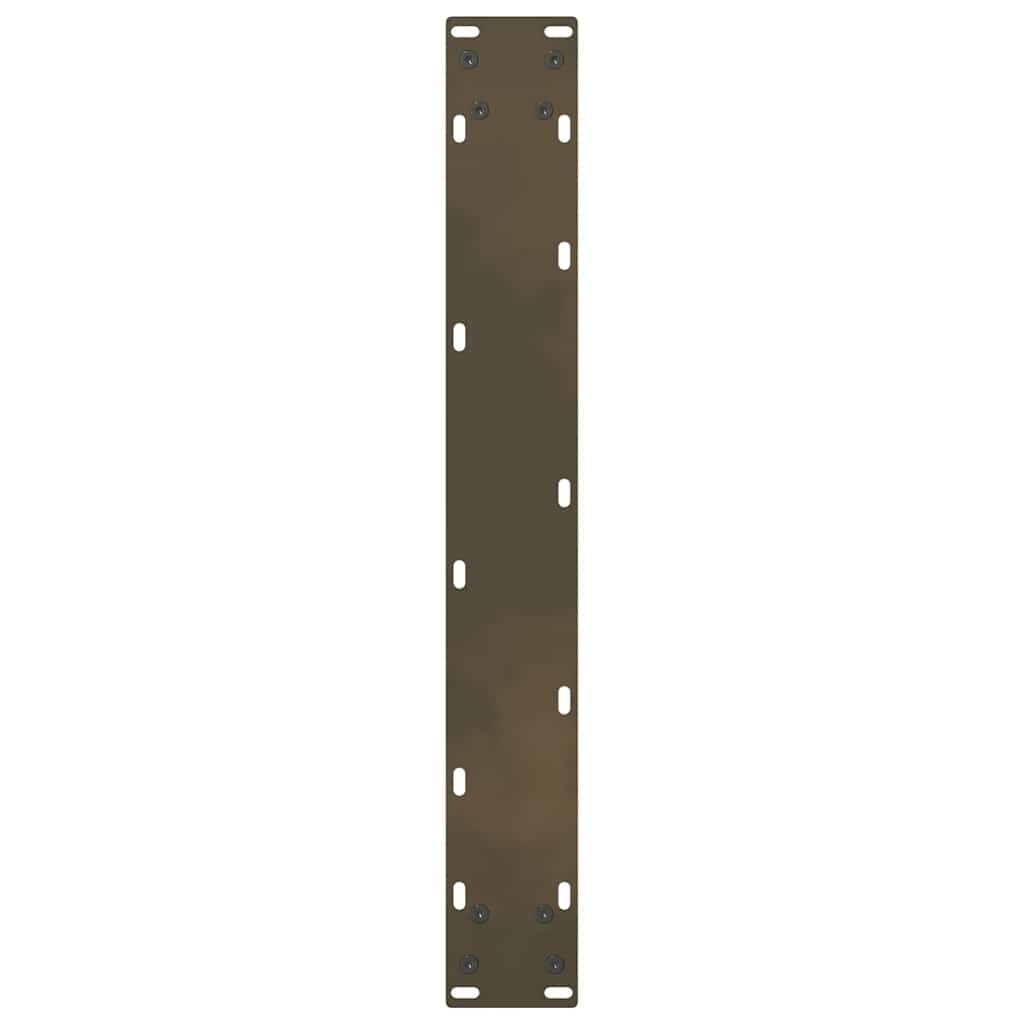 vidaXL Bartischbeine Naturstahl 2 Stk. 60x(90-91) cm Stahl