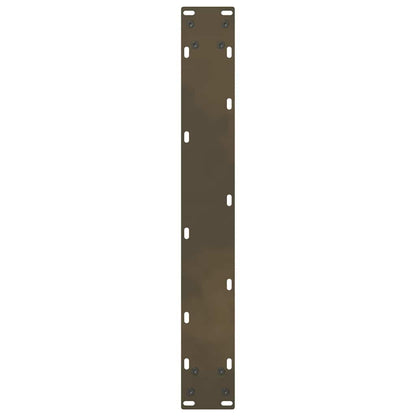 vidaXL Bartischbeine Naturstahl 2 Stk. 60x(90-91) cm Stahl