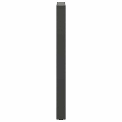 vidaXL Pieds de table de bar Anthracite 2 pcs 40x(100-101) cm Acier