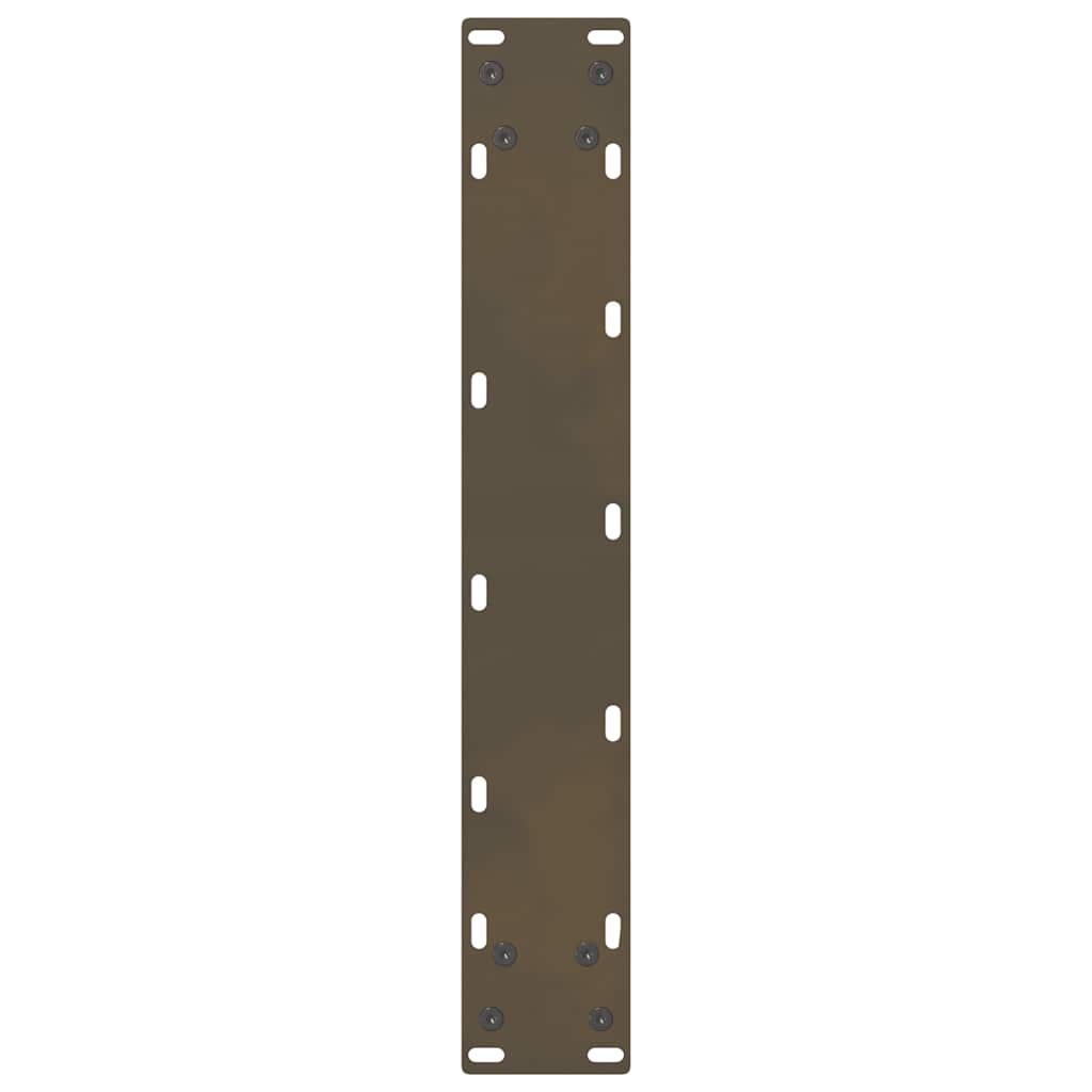 vidaXL Bartischbeine Naturstahl 2 Stk. 40x(100-101) cm Stahl
