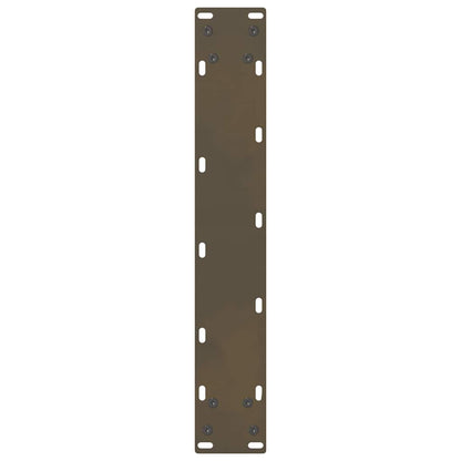 vidaXL Bartischbeine Naturstahl 2 Stk. 40x(100-101) cm Stahl
