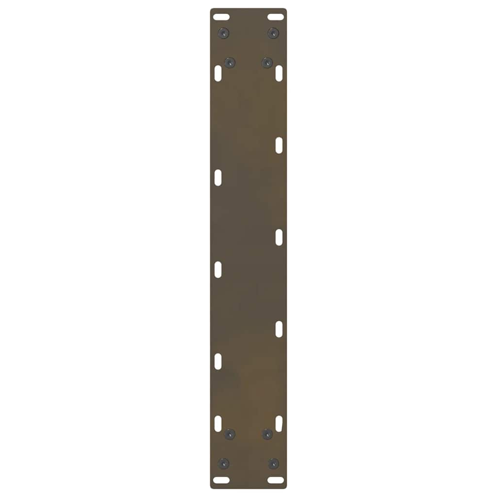 vidaXL Bartischbeine Naturstahl 2 Stk. 50x(100-101) cm Stahl