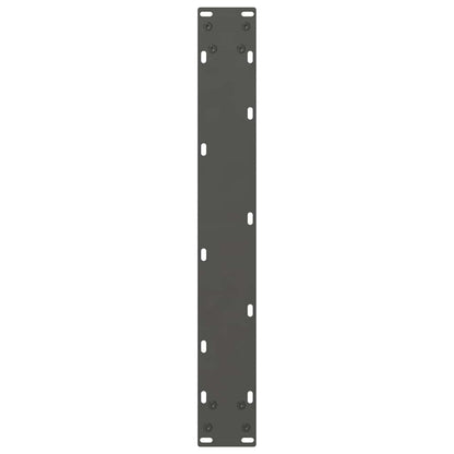 vidaXL Pieds de table de bar Anthracite 2 pcs 60x(100-101) cm Acier