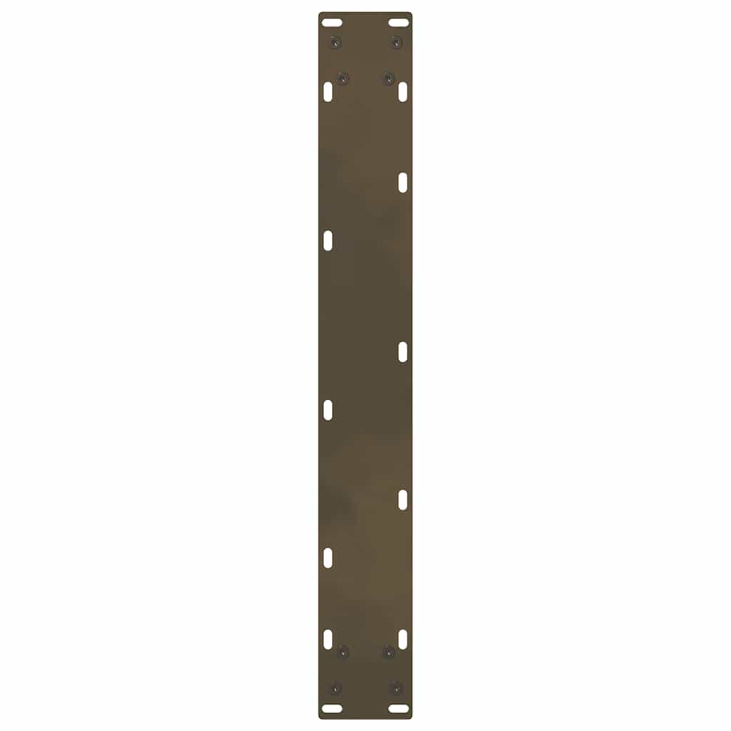 vidaXL Bartischbeine Naturstahl 2 Stk. 60x(100-101) cm Stahl