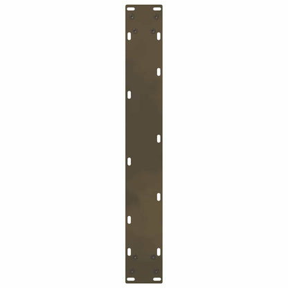 vidaXL Bartischbeine Naturstahl 2 Stk. 60x(100-101) cm Stahl