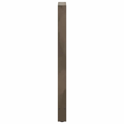 vidaXL Bartischbeine Naturstahl 2 Stk. 40x(110-111) cm Stahl