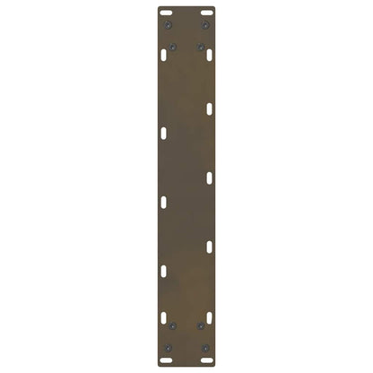 vidaXL Bartischbeine Naturstahl 2 Stk. 40x(110-111) cm Stahl