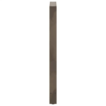 vidaXL Pieds de table de bar Acier brut 2 pcs 60x(110-111) cm Acier