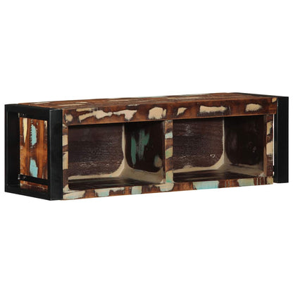 vidaXL TV-Schrank Mehrfarbig 80x30x25 cm Altholz Massiv