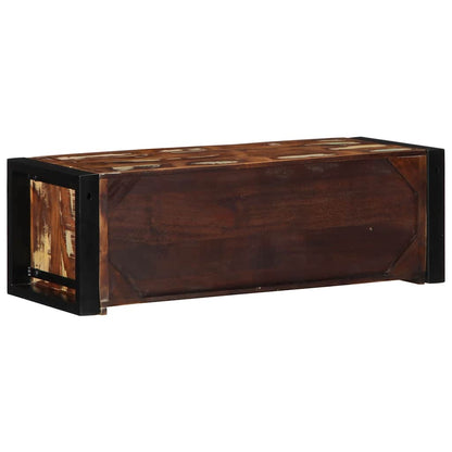 vidaXL TV-Schrank Mehrfarbig 80x30x25 cm Altholz Massiv