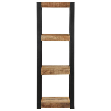 vidaXL Wandregal 35x35x100 cm Raues Massivholz Mango