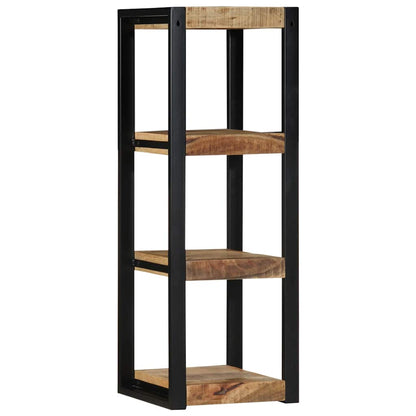 vidaXL Wandregal 35x35x100 cm Raues Massivholz Mango