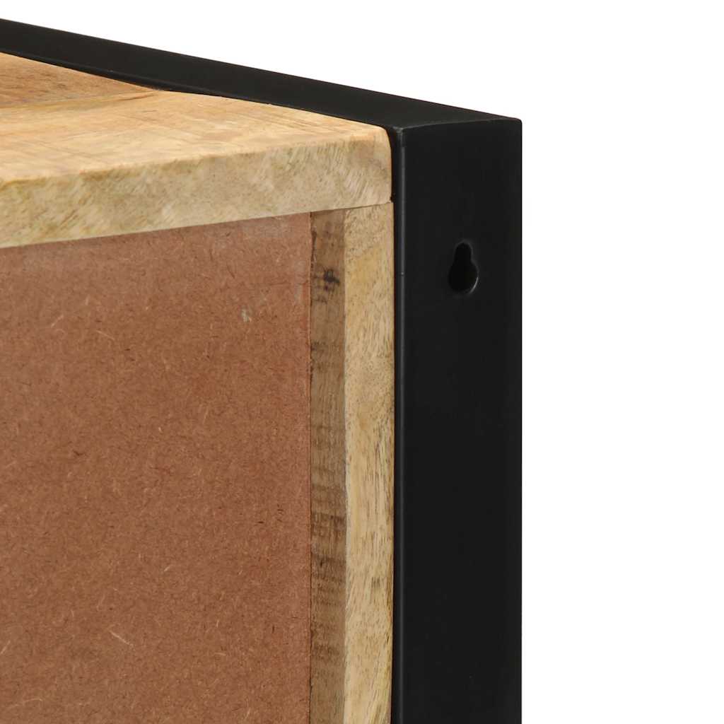 vidaXL Nachttisch 40x35x40 cm Raues Mango-Massivholz