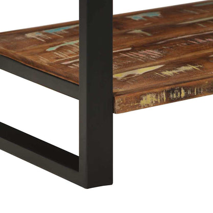 vidaXL Kleiderständer Mehrfarbig 80x40x190 cm Altholz Massivholz