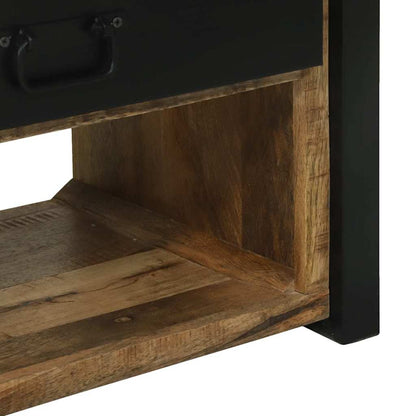 vidaXL Kleiderständer Braun 110 x 40 x 179 cm Massivholz Mango
