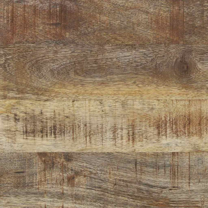 vidaXL Table d'appoint avec étagère Marron 40 x 40 x 80 cm Bois de manguier massif