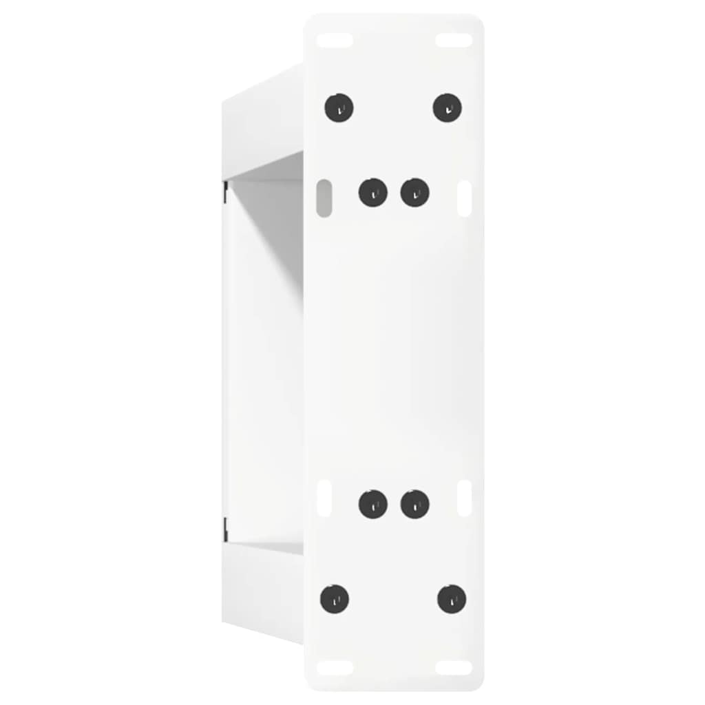 vidaXL Couchtischbeine U-Form 2 Stk. Weiß 30x(30-31) cm Stahl