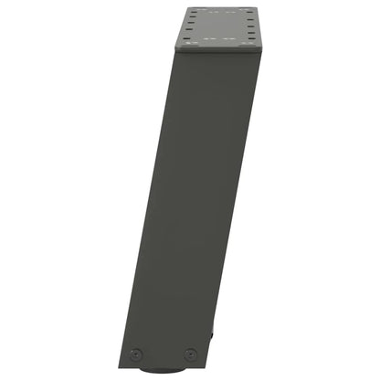 vidaXL Couchtischbeine U-Form 2 Stk. Anthrazit 40x(30-31) cm Stahl