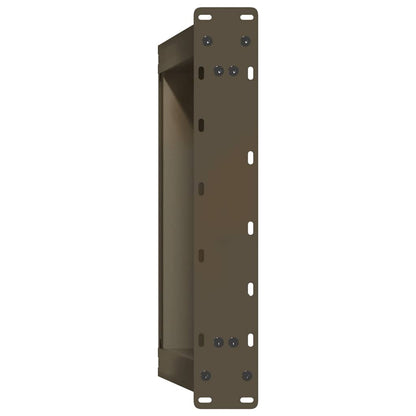 vidaXL Couchtischbeine U-Form 2 Stk. Naturstahl 40x(30-31) cm Stahl