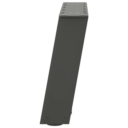 vidaXL Couchtischbeine U-Form 2 Stk. Anthrazit 50x(30-31) cm Stahl