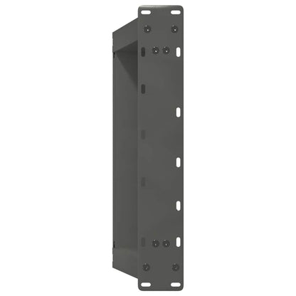 vidaXL Couchtischbeine U-Form 2 Stk. Anthrazit 50x(30-31) cm Stahl