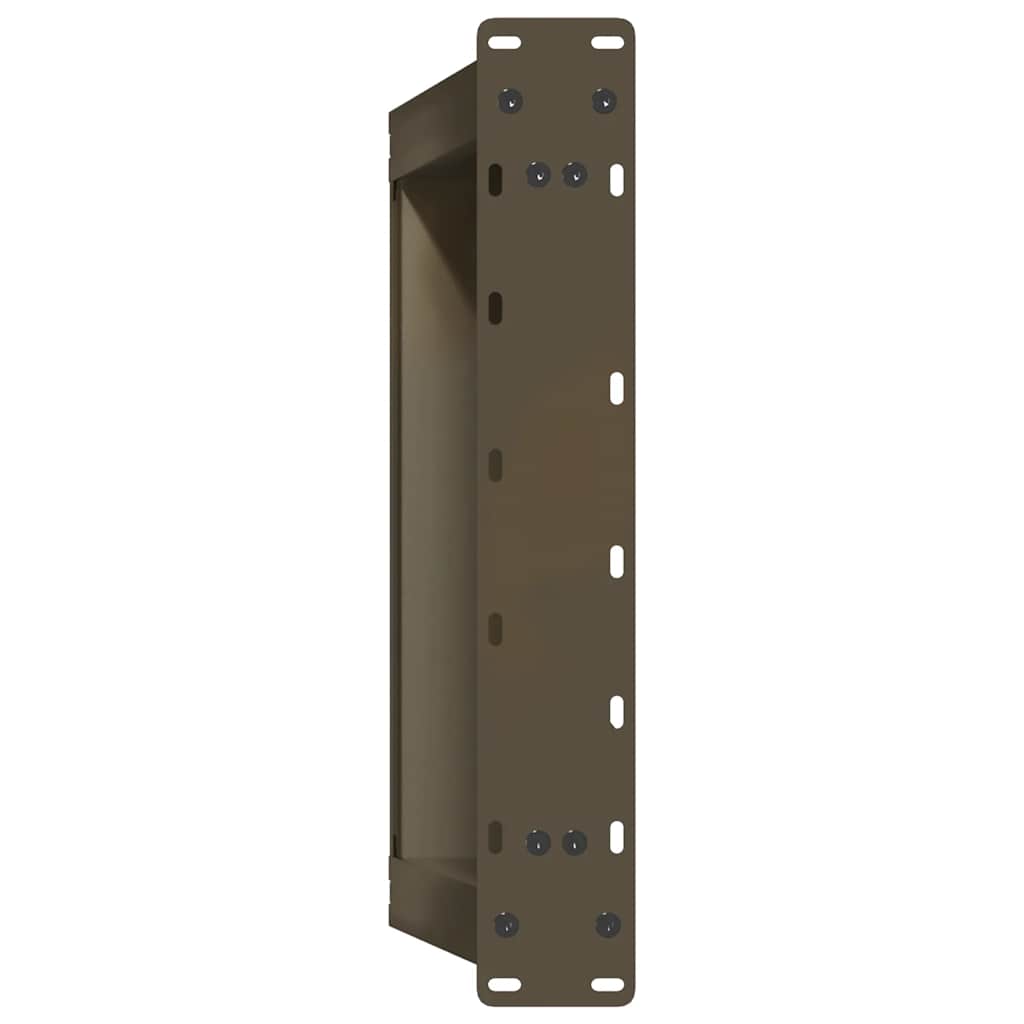 vidaXL Couchtischbeine U-Form 2 Stk. Naturstahl 50x(30-31) cm Stahl