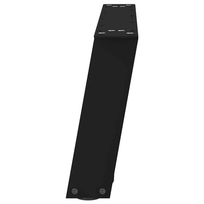 vidaXL Couchtischbeine U-Form 2 Stk. Schwarz 70x(30-31) cm Stahl