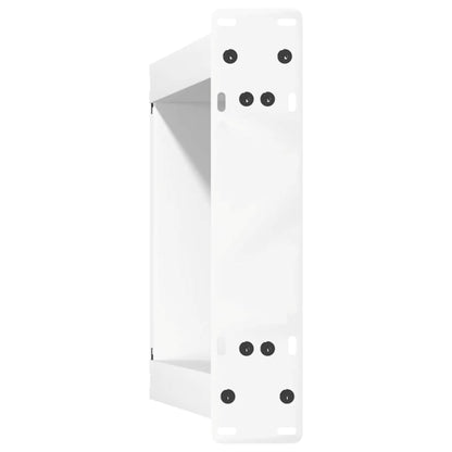 vidaXL Pieds de table basse en U 2 pcs Blanc 28x(42-43) cm Acier