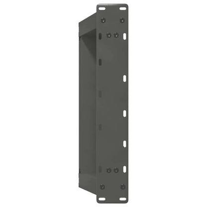 vidaXL Couchtischbeine U-Form 2 Stk. Anthrazit 50x(42-43) cm Stahl
