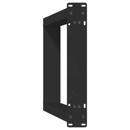vidaXL Pieds de table console en U 2 pcs Noir 28x(72-73) cm Acier