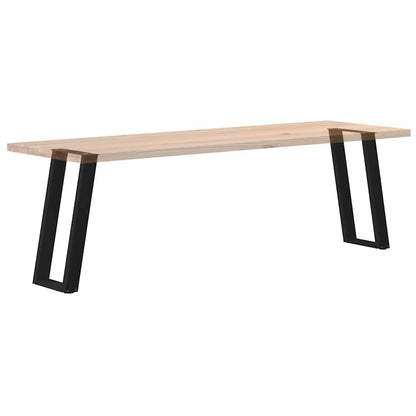 vidaXL Pieds de table console en U 2 pcs Noir 28x(72-73) cm Acier