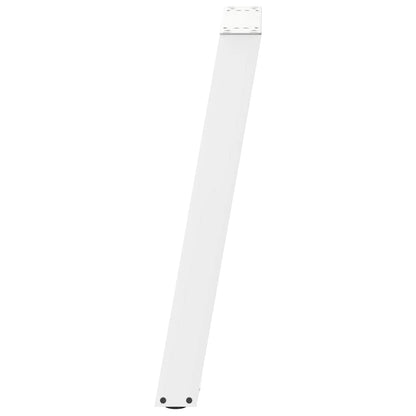 vidaXL Konsolentischbeine U-Form 2 Stk. Weiß 28x(72-73) cm Stahl