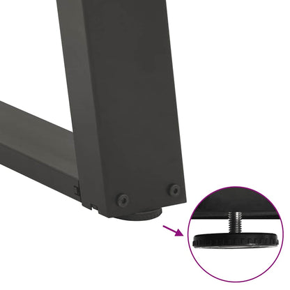 Konsolentischbeine U-Form 2 Stk. Anthrazit 28x(72-73) cm Stahl