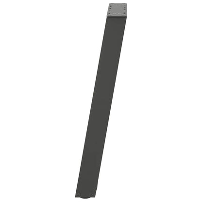vidaXL Konsolentischbeine U-Form 2 Stk. Anthrazit 38x(72-73) cm Stahl