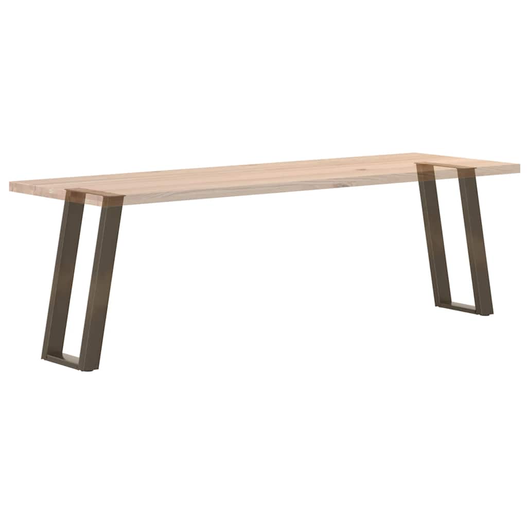 vidaXL Konsolentischbeine U-Form 2 Stk. Naturstahl 38x(72-73) cm Stahl