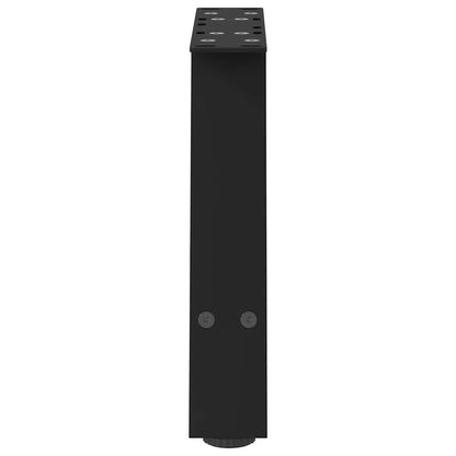 vidaXL Couchtischbeine A-Form 2 Stk. Schwarz 30x(30-31) cm Stahl