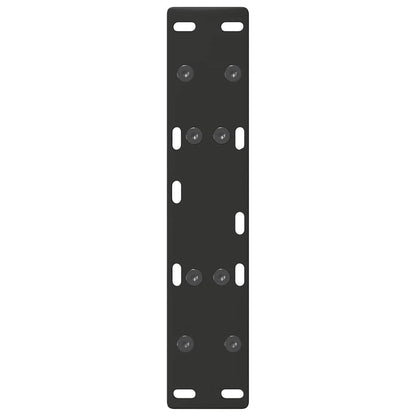 vidaXL Couchtischbeine A-Form 2 Stk. Schwarz 30x(30-31) cm Stahl