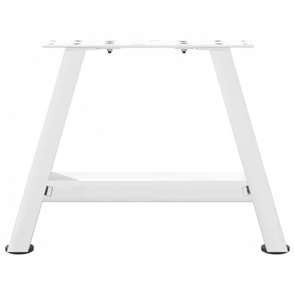 vidaXL Couchtischbeine A-Form 2 Stk. Weiß 30x(30-31) cm Stahl