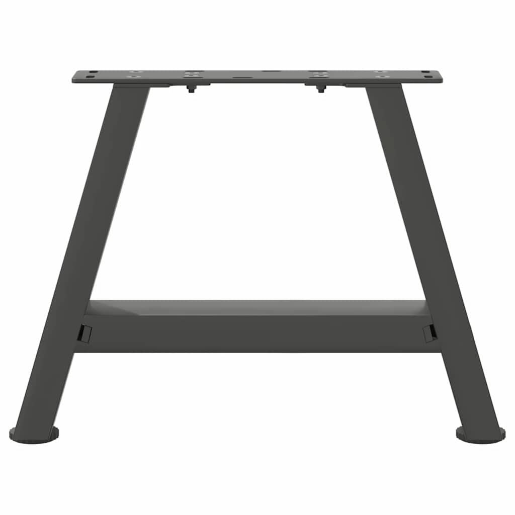 vidaXL Couchtischbeine A-Form 2 Stk. Anthrazit 30x(30-31) cm Stahl