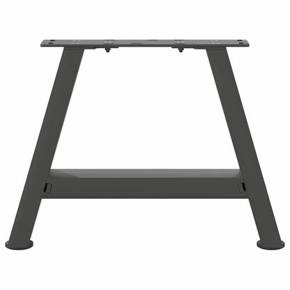 vidaXL Couchtischbeine A-Form 2 Stk. Anthrazit 30x(30-31) cm Stahl