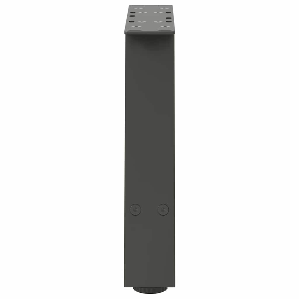 vidaXL Couchtischbeine A-Form 2 Stk. Anthrazit 30x(30-31) cm Stahl
