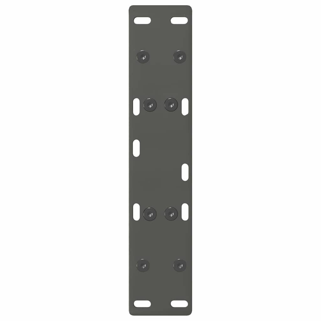 vidaXL Couchtischbeine A-Form 2 Stk. Anthrazit 30x(30-31) cm Stahl