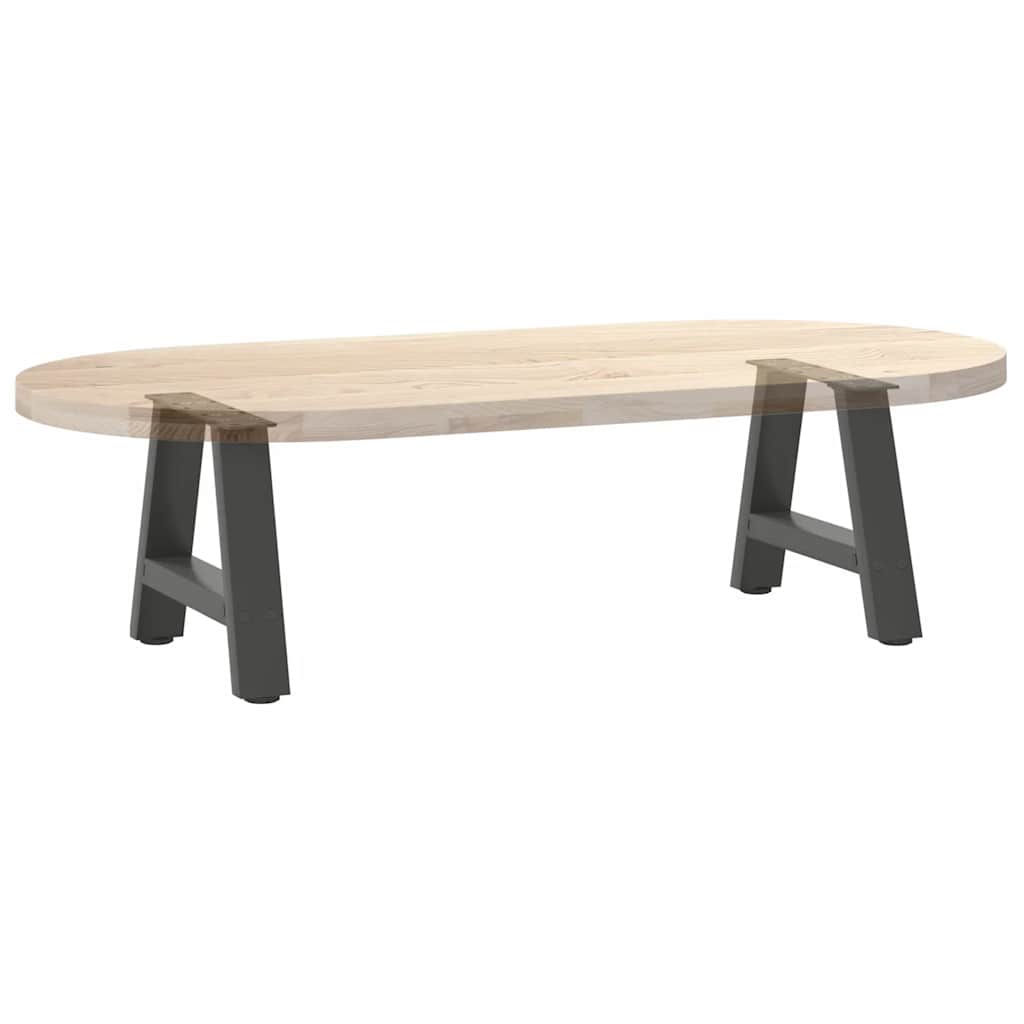 vidaXL Couchtischbeine A-Form 2 Stk. Anthrazit 30x(30-31) cm Stahl