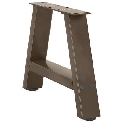 vidaXL Couchtischbeine A-Form 2 Stk. 30x(30-31) cm Stahl