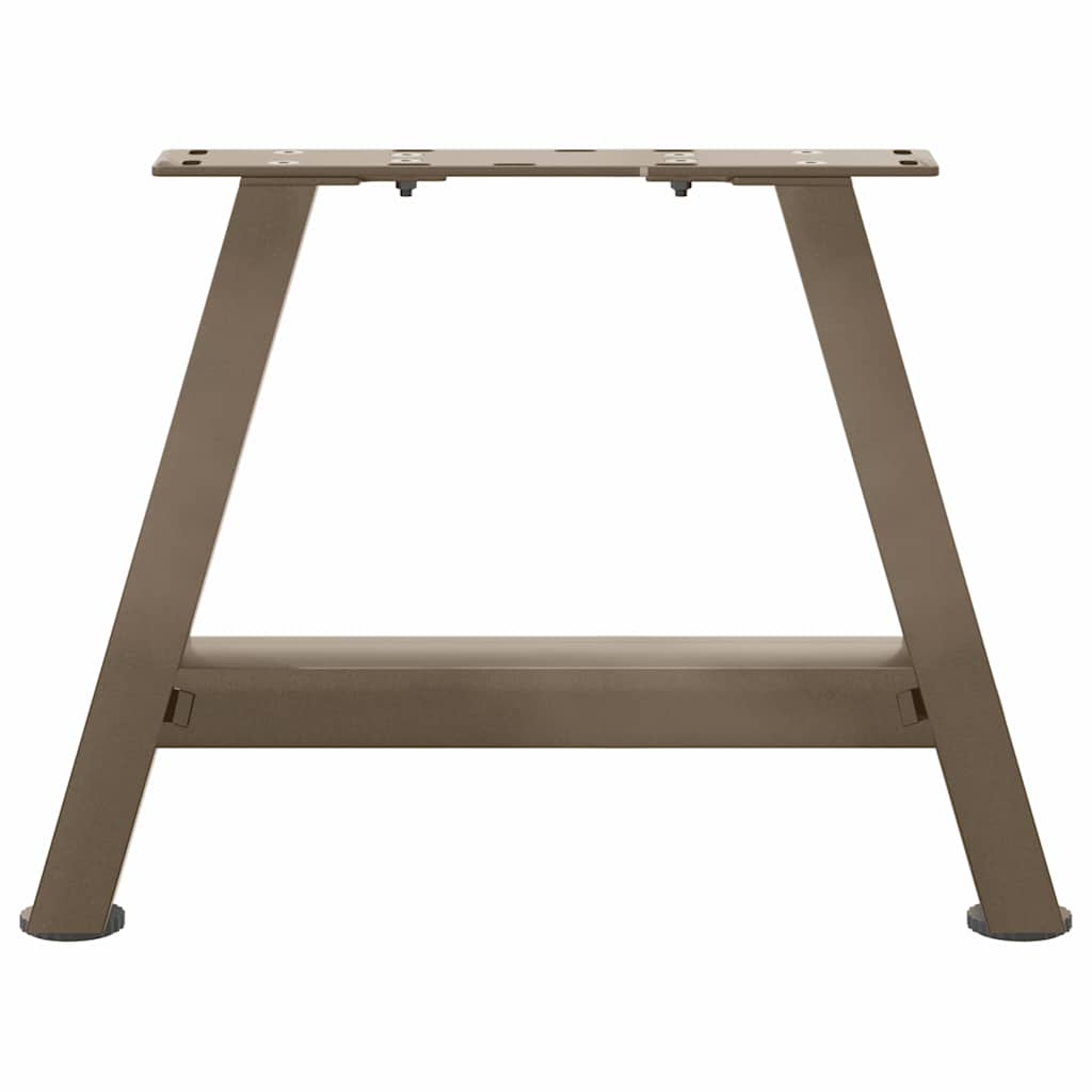 Couchtischbeine A-Form 2 Stk. 30x(30-31) cm Stahl