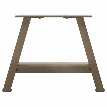 Couchtischbeine A-Form 2 Stk. 30x(30-31) cm Stahl