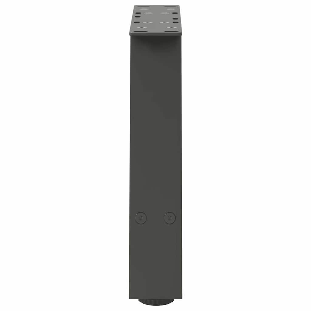 vidaXL Couchtischbeine A-Form 2 Stk. Anthrazit 40x(30-31) cm Stahl