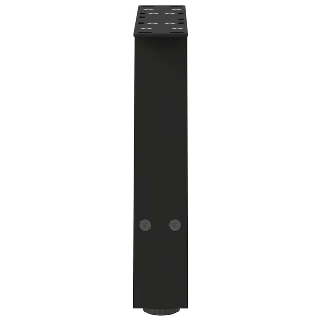 vidaXL Couchtischbeine A-Form 2 Stk. Schwarz 50x(30-31) cm Stahl